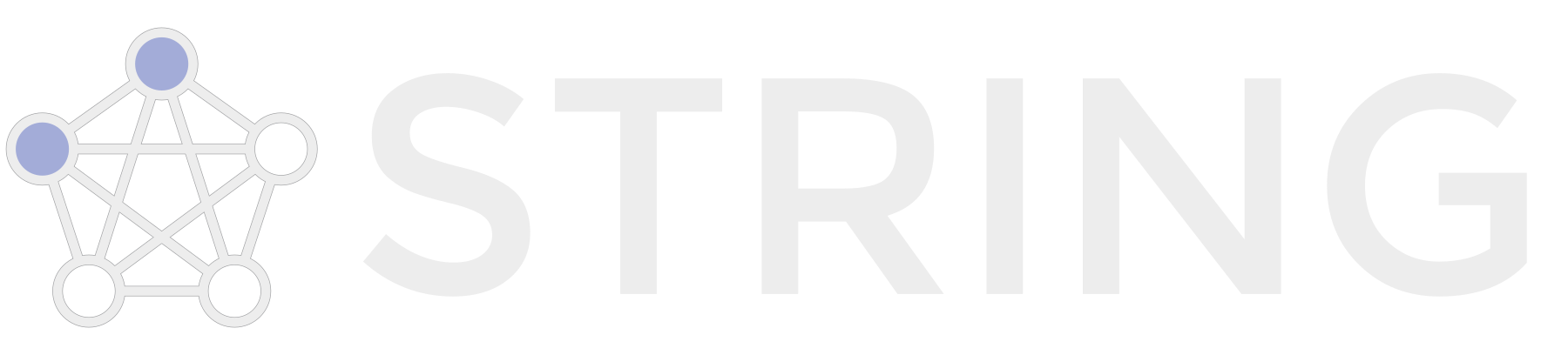 STRING logo for dark theme